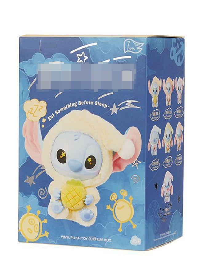 Halamodo Stitch - Plush Toy Blind Box, “Eat Something Before Sleep” Random Blind Box Doll, Stitch - Series Surprise Box, Trendy Toy Figure, Stitch Vinyl Plush Toy, Cute Toy, Mysterious Surprise Collectible Toys, Boy Girl Birthday Gift, 14cm - Image 1