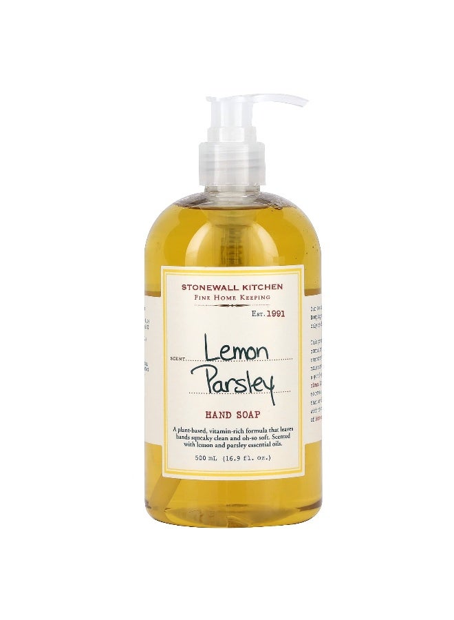 Stonewall Kitchen, Hand Soap, Lemon Parsley, 16.9 fl oz (500 ml) - Image 1