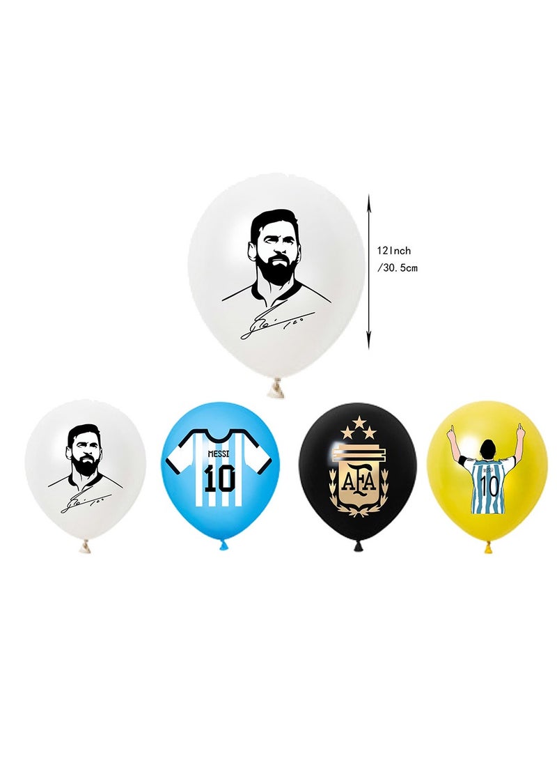 general Football Themed Birthday Decoration Set, Boy Birthday Party Decoration, Party Supplies Including Banners, Balloons, Cake Decoration - Image 4