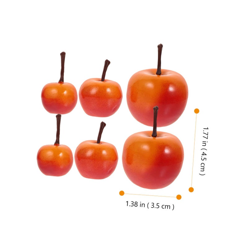Mini Artificial Fruits Decor Set 5 Packs 20 Pcs Farmhouse Home Display Props - Image 4
