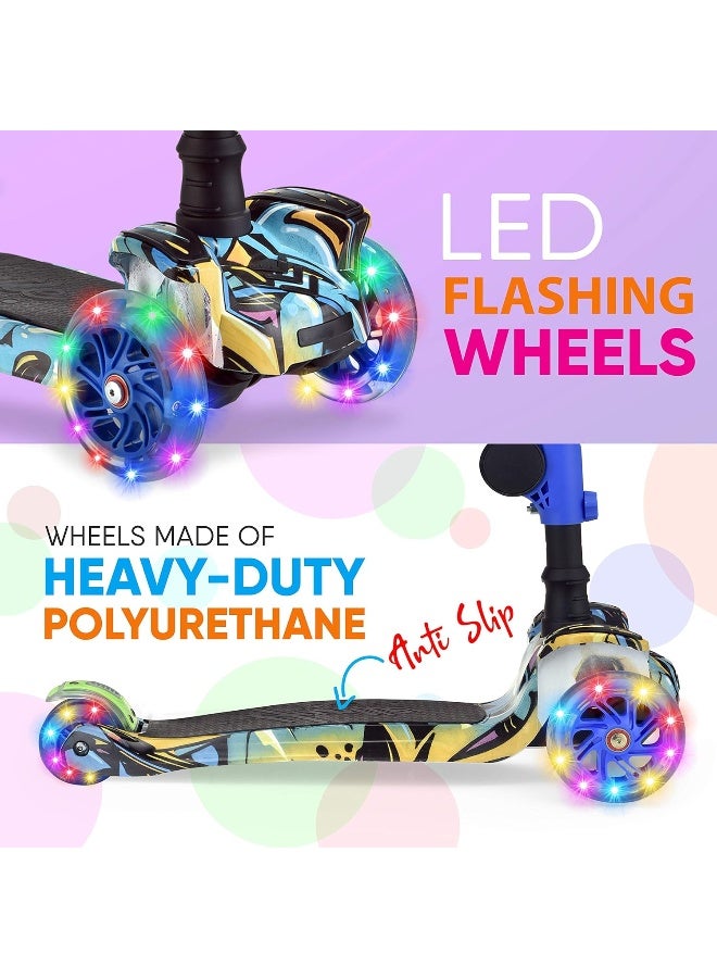 Hurtle HURFS42P ScootKid Mini Kids Toy Scooter - Image 4