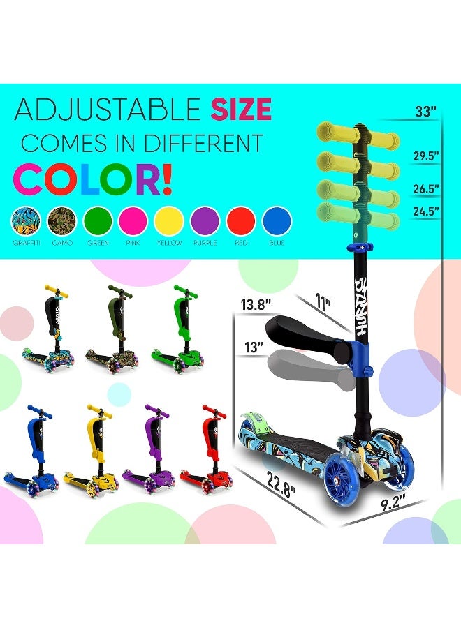 Hurtle HURFS42P ScootKid Mini Kids Toy Scooter - Image 3