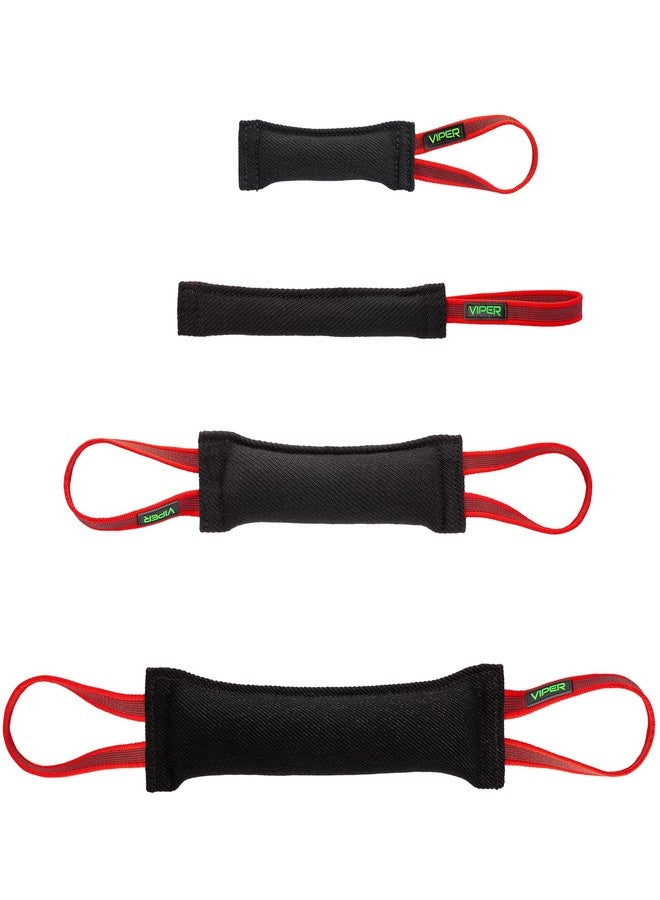 فايبر لعبة شد العض للكلاب من الكتان الفرنسي المتين من فايبر - مدرب كلاب، قوية ومتينة للكلاب من نوع شوتزهوند IPO K-9 - أسود - 16 بوصة طول × 2.5 بوصة عرض - Image 1