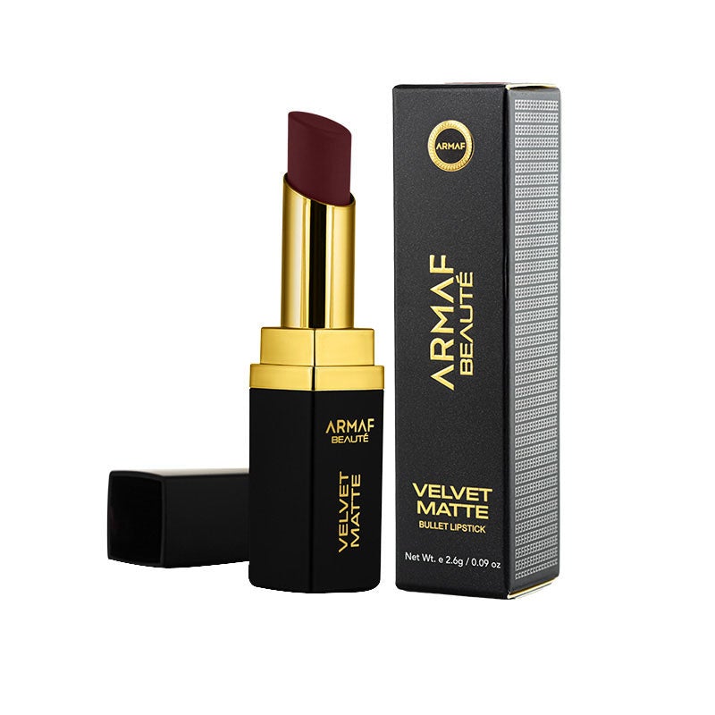 Armaf Beaute Makeup Velvet Matte Bullet Lipstick Juliette 2.6g, Rich & Hydrating Lip Colour with Shea Butter, Non Drying & Lightweight Lip Stick, Comfortable & Long Lasting Finish, Weightless Formula - Image 2