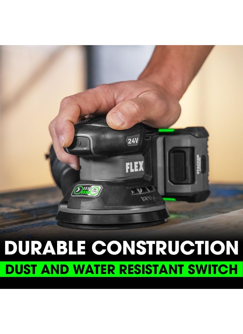 FLEX FLEX 24V Brushless Cordless 5Inch 13000 OPM Random Orbital Sander Tool Only Battery and Charger Not Included  FX3411Z  - Image 4