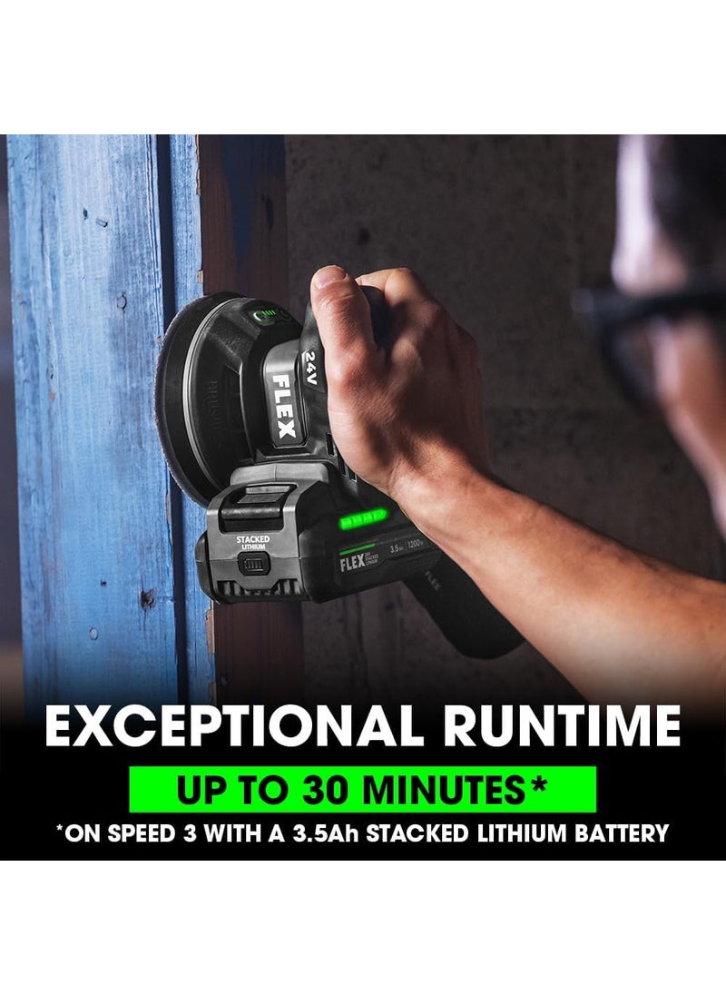 FLEX FLEX 24V Brushless Cordless 5Inch 13000 OPM Random Orbital Sander Tool Only Battery and Charger Not Included  FX3411Z  - Image 3