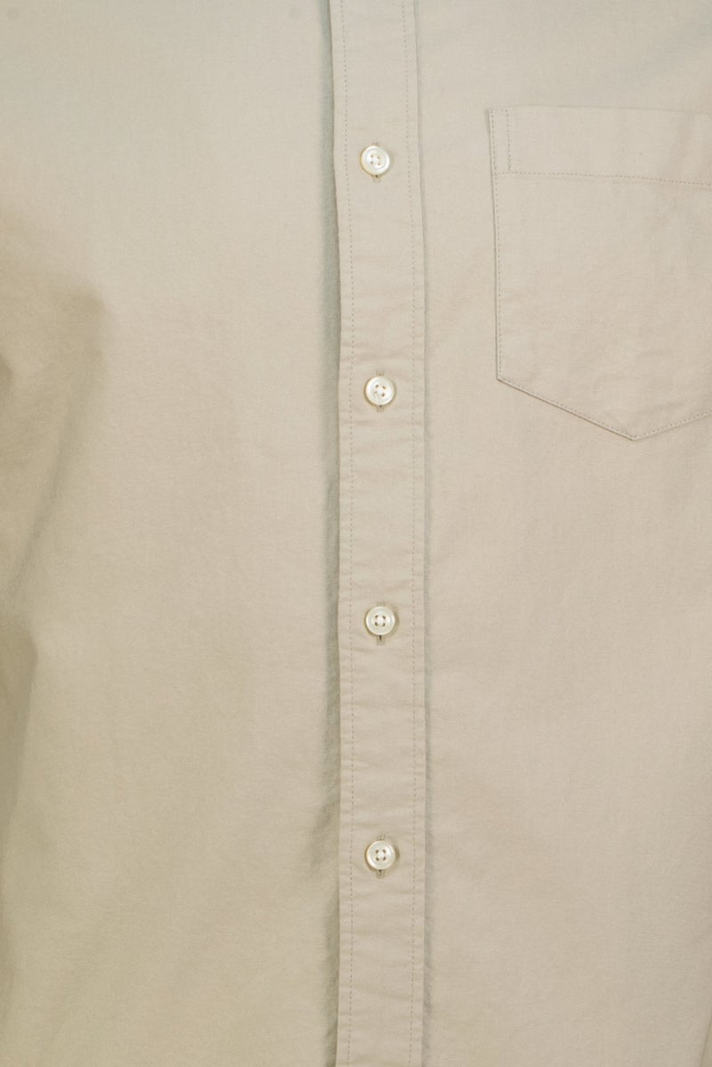 SELECTED Men Regular Fit Solid Long Sleeve Casual Shirt, Grey - Image 3
