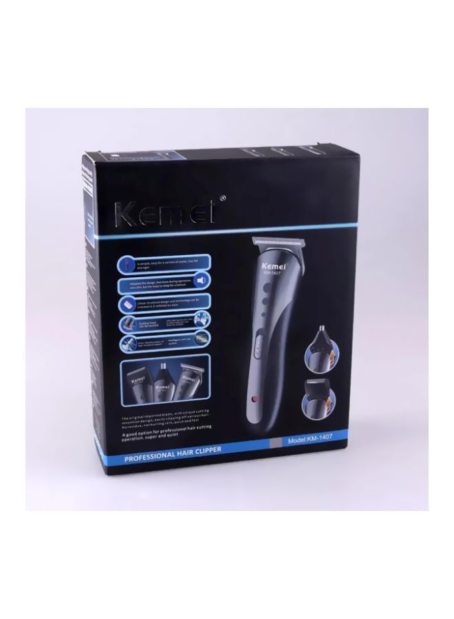 NIBEMINENT Cordless Hair Clipper Black/Silver - Image 2