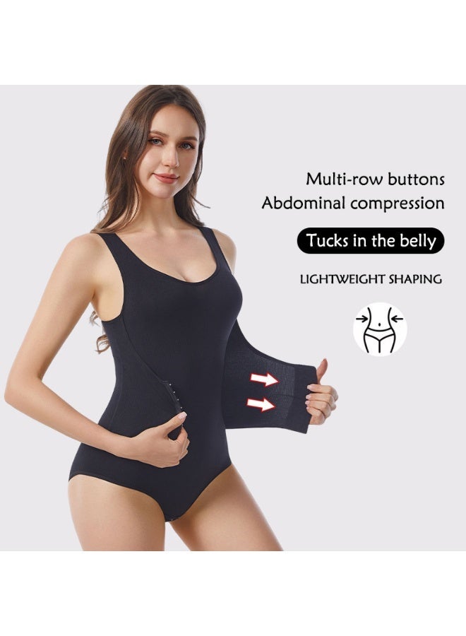 Magic Park Womens Shapewear, Waist Trainer Bodysuit For Women,Full Body Shaper,Tummy Control Shapewear,Ladies Round Neck Bodysuit,Sculpting Shaper Tank Top Bodysuits,Snatched Waist Body Suit - Image 2