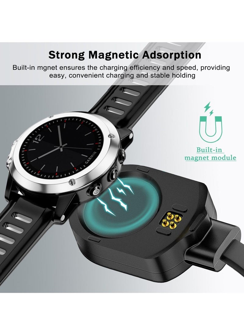 USB-C Charging Cable for Garmin MARQ Gen 2, Magnetic Charger Dock Compatible with Garmin MARQ Adventurer/MARQ Athlete/MARQ Aviato/MARQ Captain/MARQ Golfer (Gen 2)-3.3FT/1M - Image 3