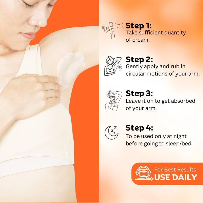 INTIMIFY كريم تفتيح الإبطين INTIMIFY للنساء كريم تفتيح الإبطين طبيعي مع حمض كوجيك فيتامين B3 20 جرام - Image 5