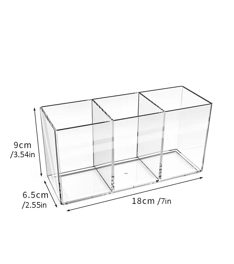 Transparent Acrylic 3D Butterfly Storage Box For Swabs Makeup Pads Skincare - Image 4