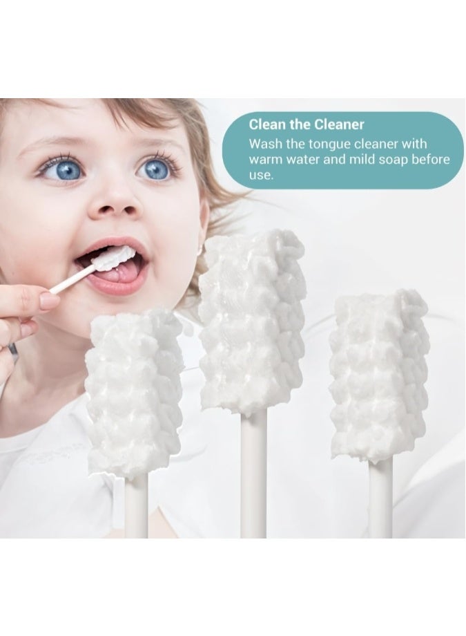 30pcs Baby Tongue Cleaner, Clean Healthy Baby Gums Soft Guaze, Infant Toothbrush Gentle & Soft Oral Care for 0-3 Years Old - Image 2