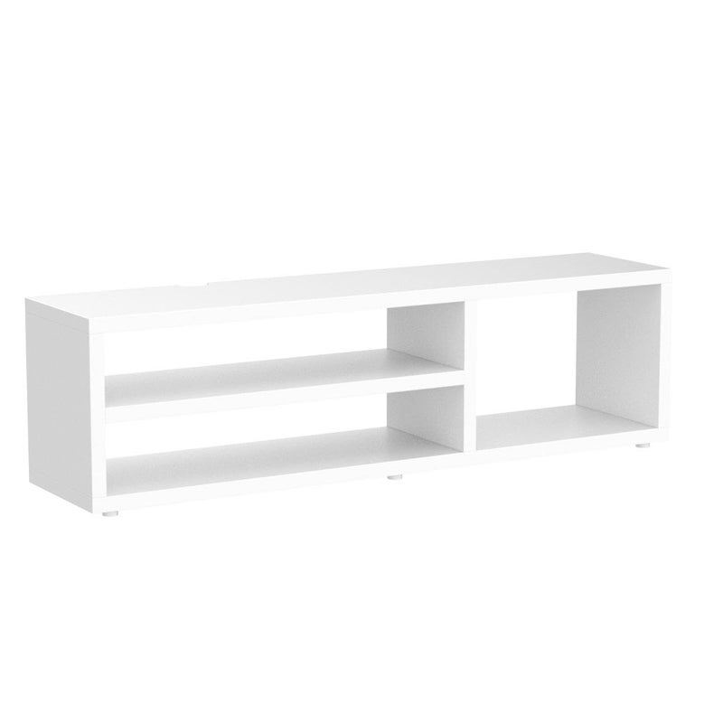 Redwud Skyler Engineered Wood TV Entertainment Unit/TV Cabinet/TV Stand/Entertainment Center Table/Display Storage Cabinet Rack (White) - Ideal for Upto 52" - Image 4