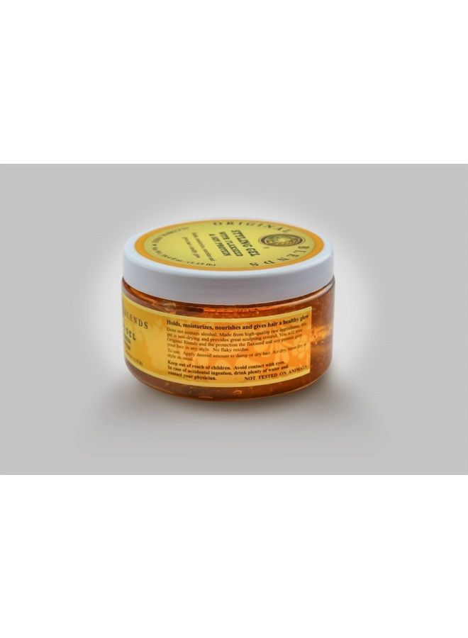 Original Blends Styling Gel جل شعر طبيعي مع بذور الكتان وبروتين الصويا - غير متقشر، تثبيت قوي أو خفيف لجميع أنواع الشعر - منتج شعر للبالغين والأطفال - (11 أونصة سائلة) - Image 3