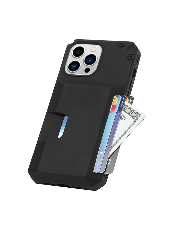 Zaboon Case For iPhone 13 Pro Frosted Card Slot Phone Case - Image 4