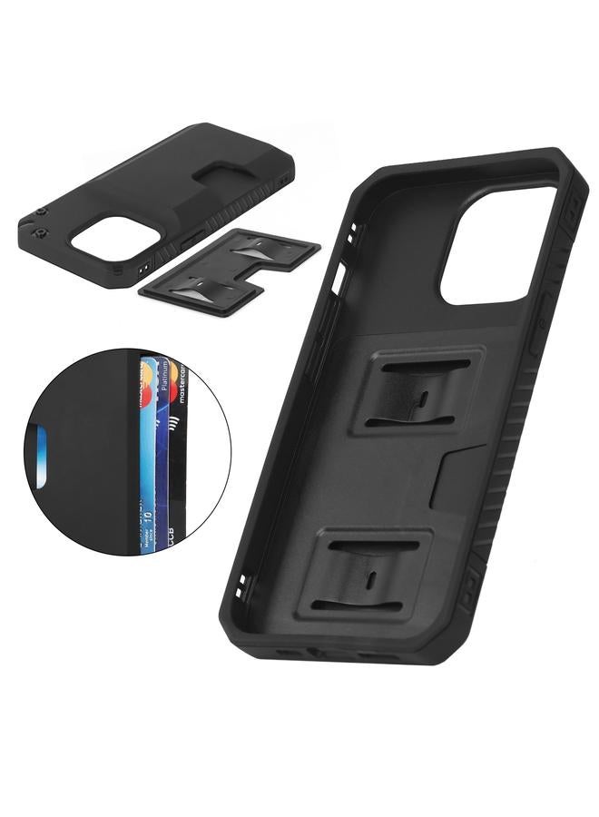 Zaboon Case For iPhone 13 Pro Frosted Card Slot Phone Case - Image 5