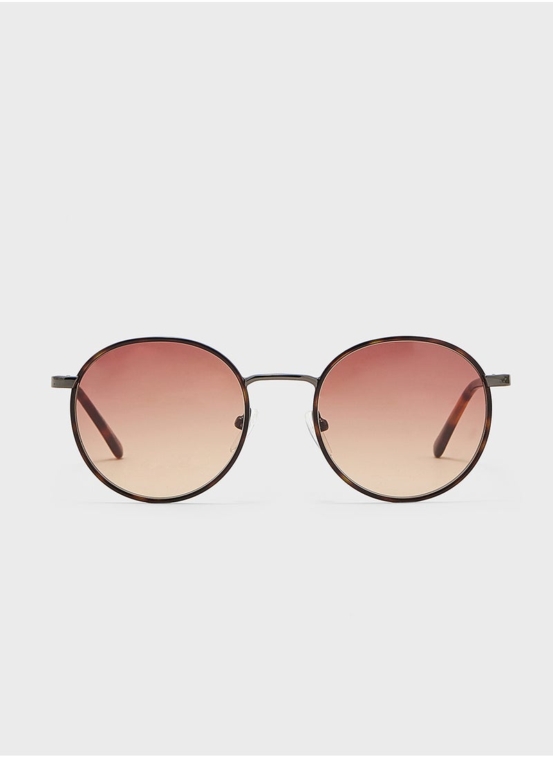 CALVIN KLEIN Round Sunglasses  - Image 2