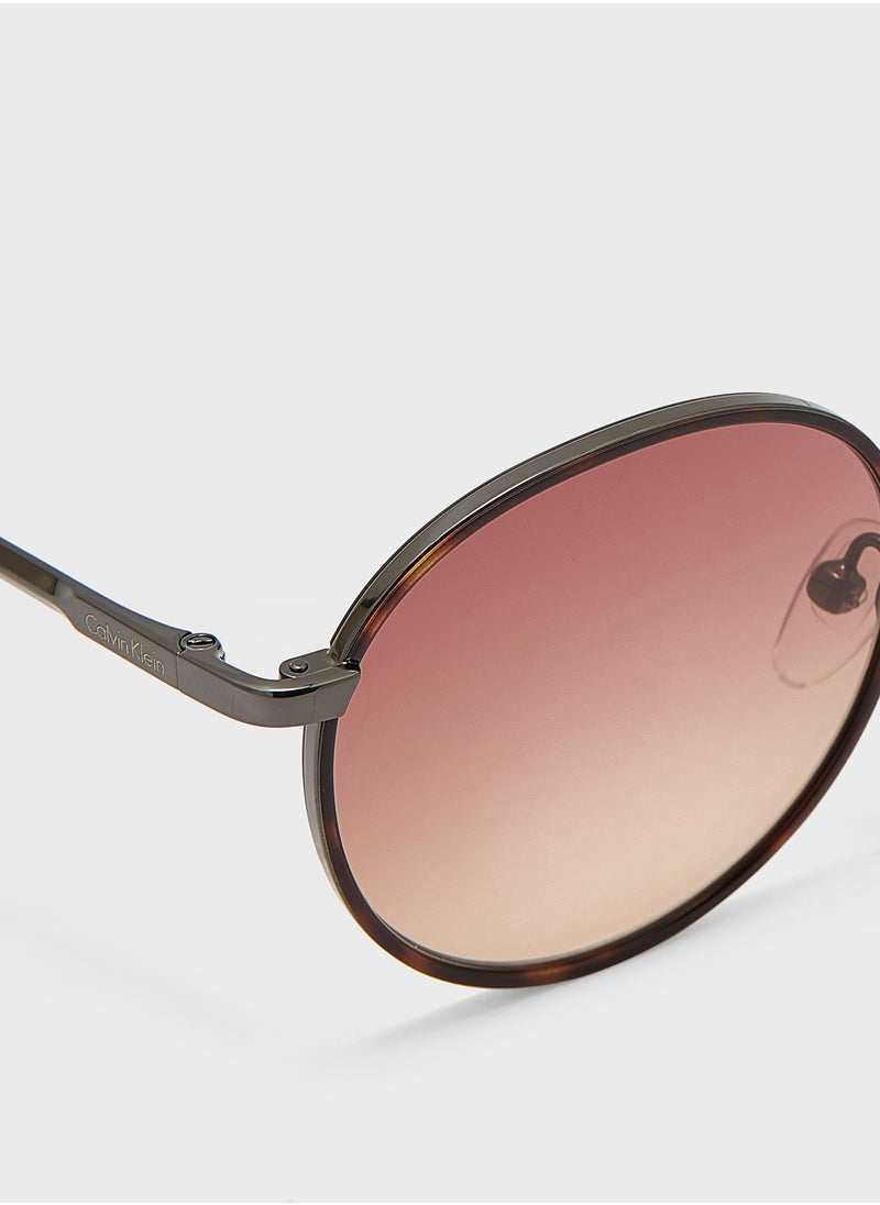 CALVIN KLEIN Round Sunglasses  - Image 4