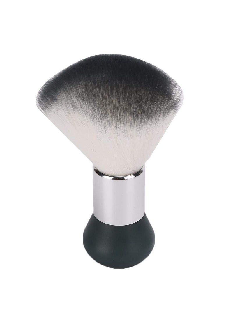 HURRISE Neck Duster Brush Barber Hairstyling Salon Stylist Broken Hair Brush Shaving Brushes Cleaning Brush Face DusterProfessional For Shaving Brushes Barber Cutting Kits Gray 