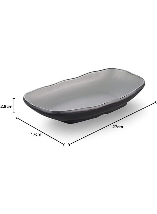 Servewell طبق ملبس هوريكا بيضاوي مستطيل - Image 2