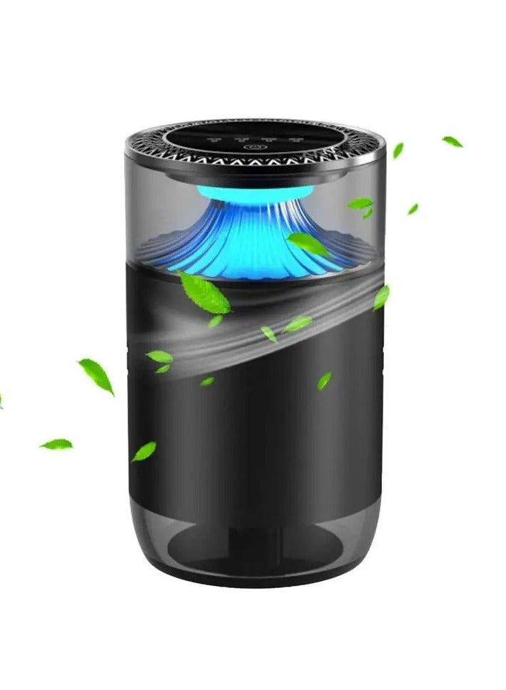 Digi Core معطر جو ذكي للسيارة، معطر جو قابل لإعادة الشحن بدون ماء مع 3 أوضاع إضاءة ووضعين للرائحة، معطر جو ذكي للزيوت العطرية للسيارة والمنزل والمكتب، رذاذ نانوي، استشعار تلقائي وعطر بوليمر يدوم طويلاً. - Image 2