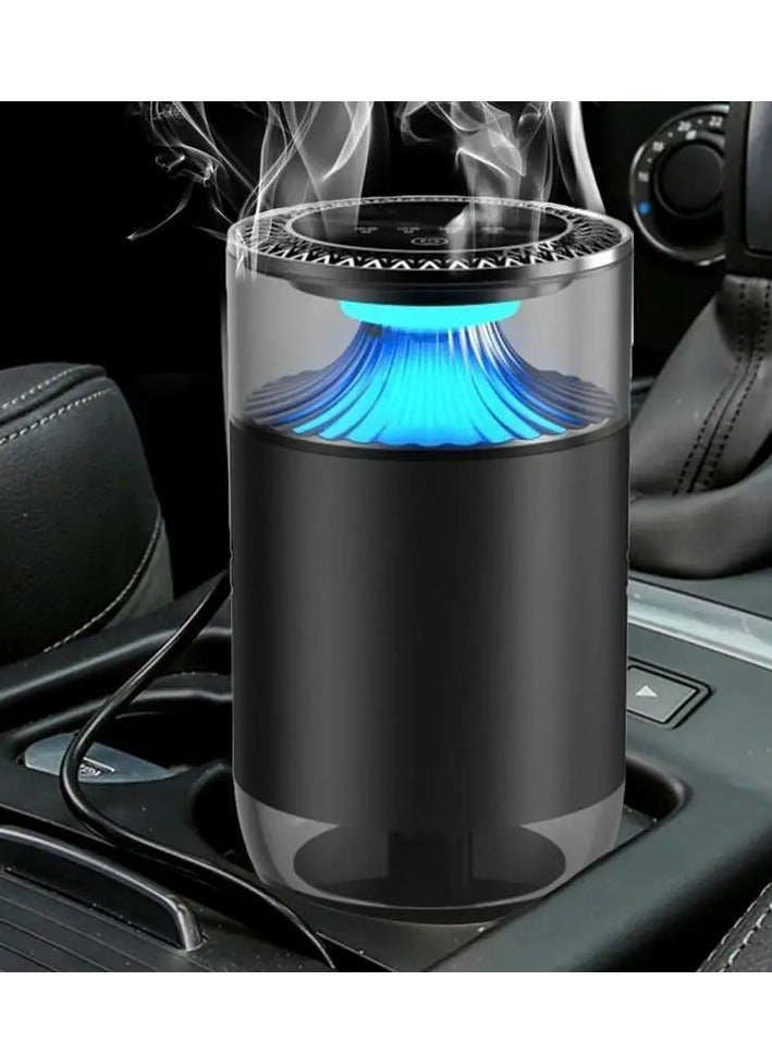 Digi Core معطر جو ذكي للسيارة، معطر جو قابل لإعادة الشحن بدون ماء مع 3 أوضاع إضاءة ووضعين للرائحة، معطر جو ذكي للزيوت العطرية للسيارة والمنزل والمكتب، رذاذ نانوي، استشعار تلقائي وعطر بوليمر يدوم طويلاً. - Image 4