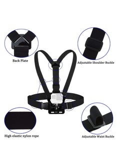 SRLIWHITE Adjustable Chest Mount Harness for GoPro, Insta360, DJI Osmo Action, Smartphones – Lightweight, Comfortable, Stable for Action Sports  - Image 2