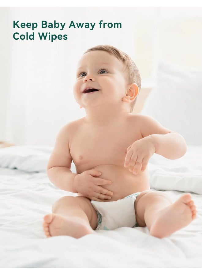 Babelio Baby Wipe Warmer and Wet Wipes Dispenser | Large Capacity Wipes Warmer for Babies with Night Light | Top Even Heating, 4-Level Temperature (100-131℉) | Newborn Essentials - Image 4