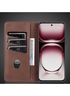General Case for OPPO Reno 12 Pro Deluxe Magnetic Adsorption Leather Fitted, Anti-Yellowing Protective Non-Slip Shockproof Case  - Image 2