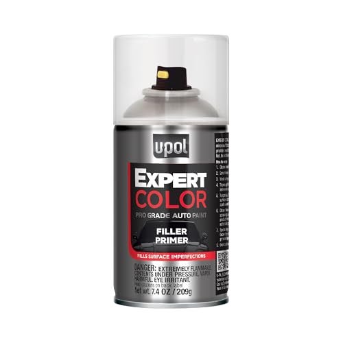 U-POL Expert Color Filler Primer, Automotive Primer, Professional Grade, Fills Imperfections, Easy-To-Use, Gray - Image 1
