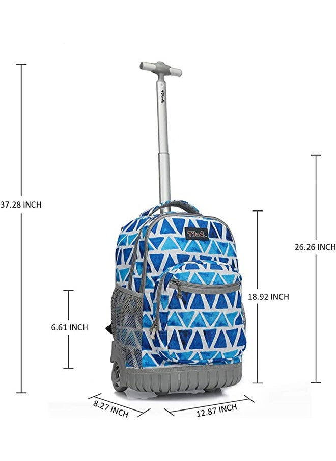 Generic Kids Rolling Backpacks Fashion Printed Trolley School Bags Large Capacity Wheeled Kids' Luggage Bag  - Image 2