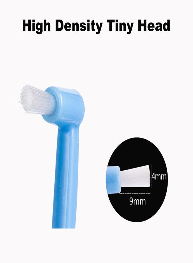 KnocKconK Three Sided Dog Toothbrush Kit, 2 Size Dog Toothbrush for Adult Puppy with Small Soft Head, Pet Teeth Deep Clean Dense Brush, Small Tooth Cleaning - Image 5