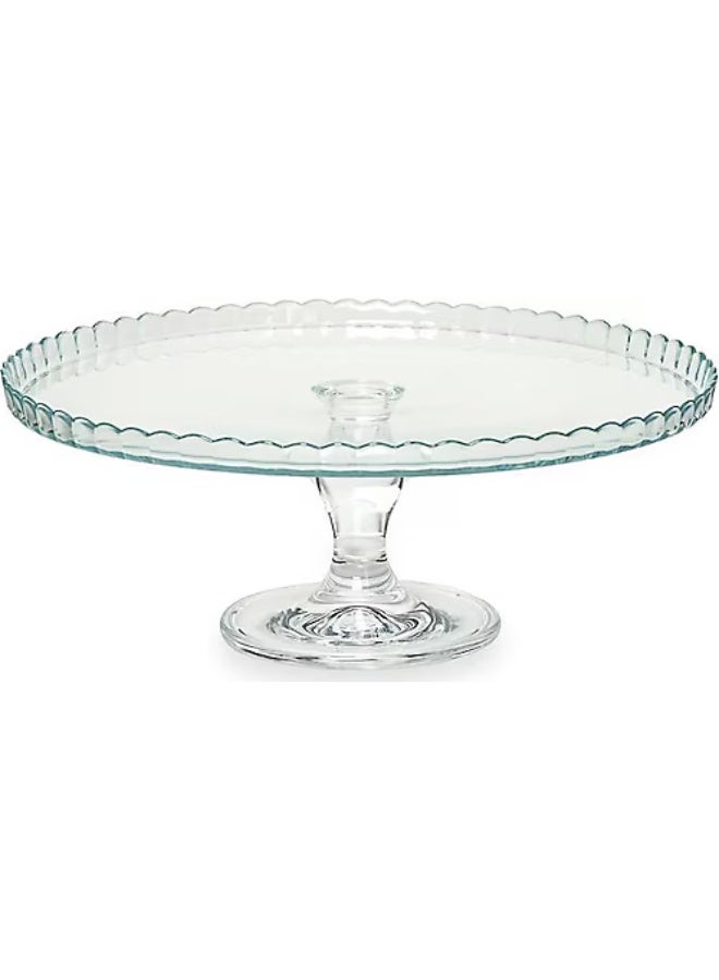 Paşabahçe Pasabahce Provence Footed Round Server 322mm – Glass Cake Stand GB