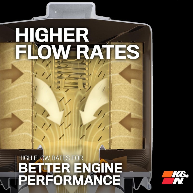 K+N Premium Oil Filter: Designed to Protect your Engine: Compatible with select vehicles, see product descripition for complete list, HP-2012 - Image 4