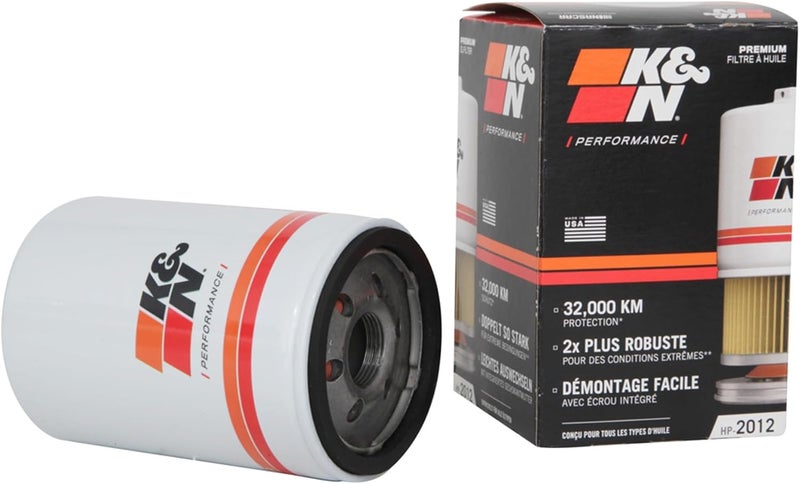 K+N Premium Oil Filter: Designed to Protect your Engine: Compatible with select vehicles, see product descripition for complete list, HP-2012 - Image 1