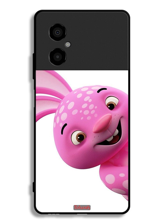 Tolwak Xiaomi Poco M4 5G Protective Case Cover Hey Two Teeth - Image 2