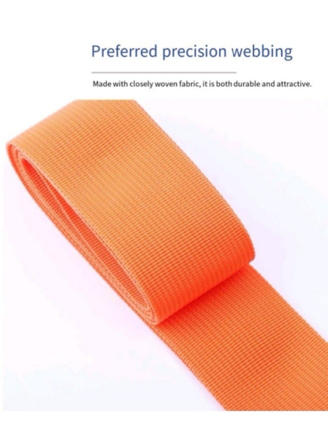 شريطان للأمتعة قابلان للتعديل وربطة عنق وحزامان لحقيبة الظهر باللون الأحمر - Image 4