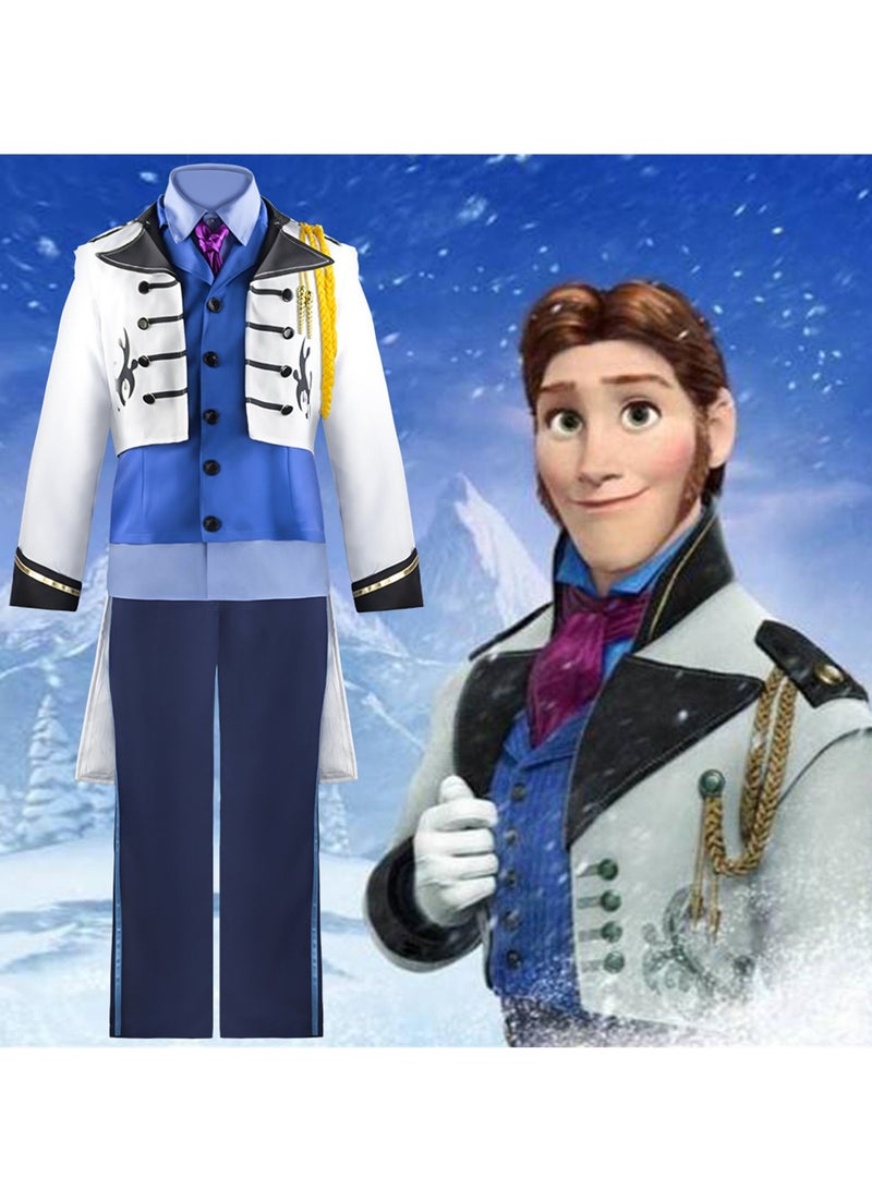 Snow Queen Frozen cos costume Prince Hans Frozen Hans cosplay Stage Dress Up Costume - Image 3