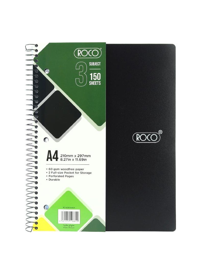 ROCO Neon Notebook A4150 Sheets - Image 1