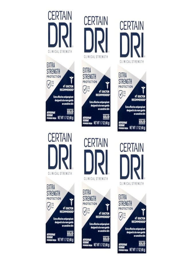 CERTAIN DRI Anti-Perspirant Solid 1.7 oz ( Pack of 6) - Image 1