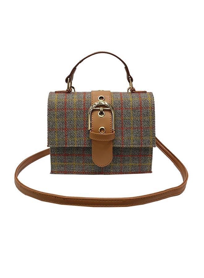 NIBEMINENT British Style Crossbody Handbag Multicolour