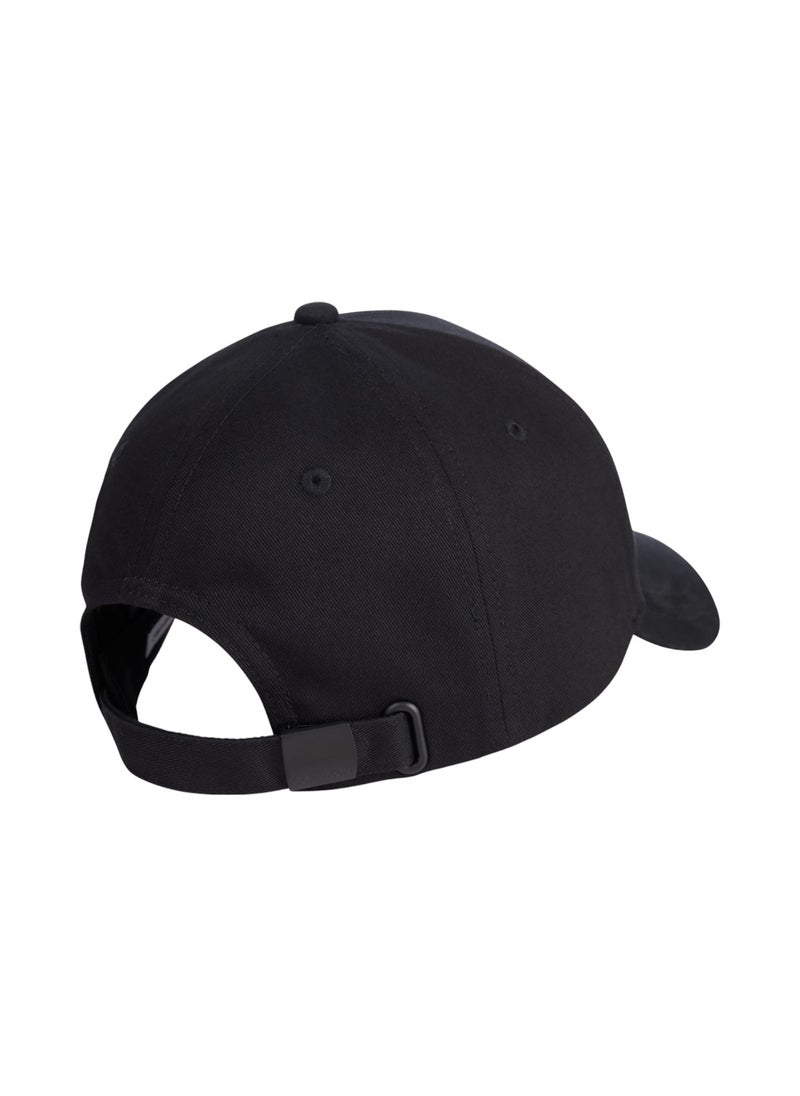 CALVIN KLEIN Men's Center Cap - Cotton, Black  - Image 3