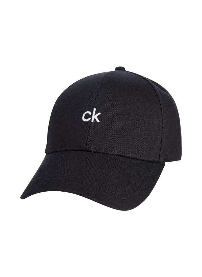 CALVIN KLEIN Men's Center Cap - Cotton, Black  - Image 2