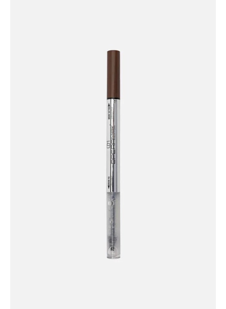 Operamak 2-in-1 Eyebrow Pencil - Liquid Eyeliner + Setting Mascara - Image 2