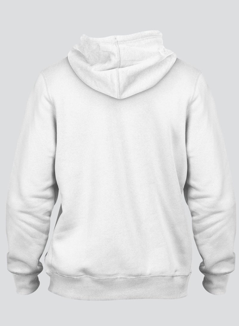 InkMASH Premium Hoodie - White - Made in UAE - Unisex  - Image 3