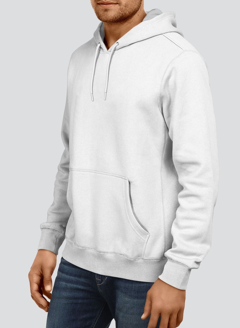 InkMASH Premium Hoodie - White - Made in UAE - Unisex  - Image 2