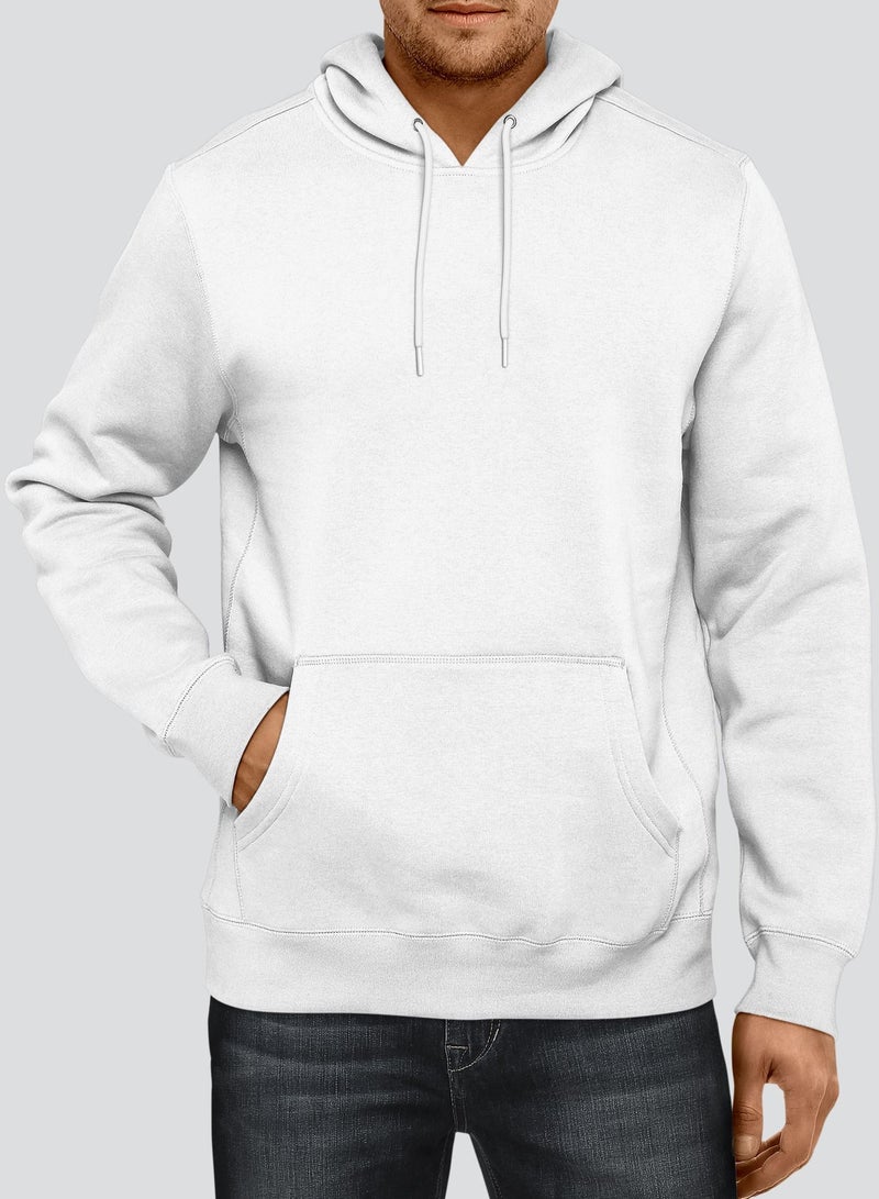 InkMASH Premium Hoodie - White - Made in UAE - Unisex  - Image 1
