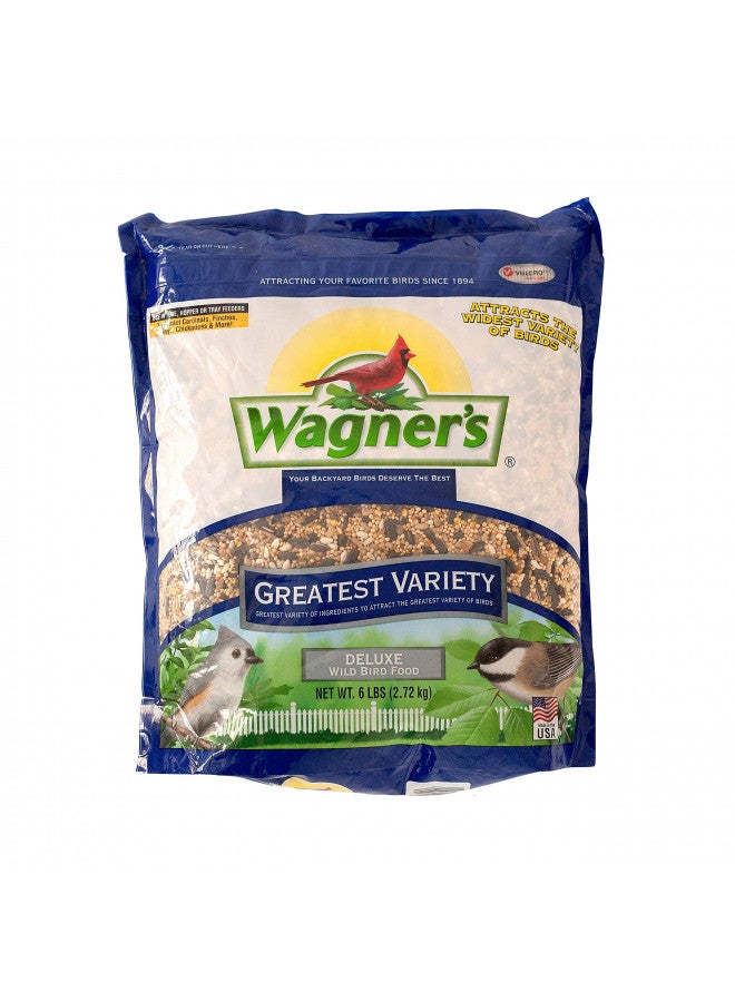 Wagner's 62034 Greatest Variety Blend Wild Bird Food, 6-Pound Bag - Image 1
