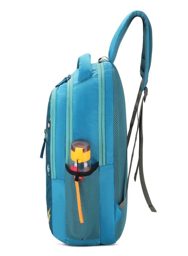 NORTH ZONE Printed Backpack for Kids, 28 cm x 20 cm x 12 cm, Blue - Image 4